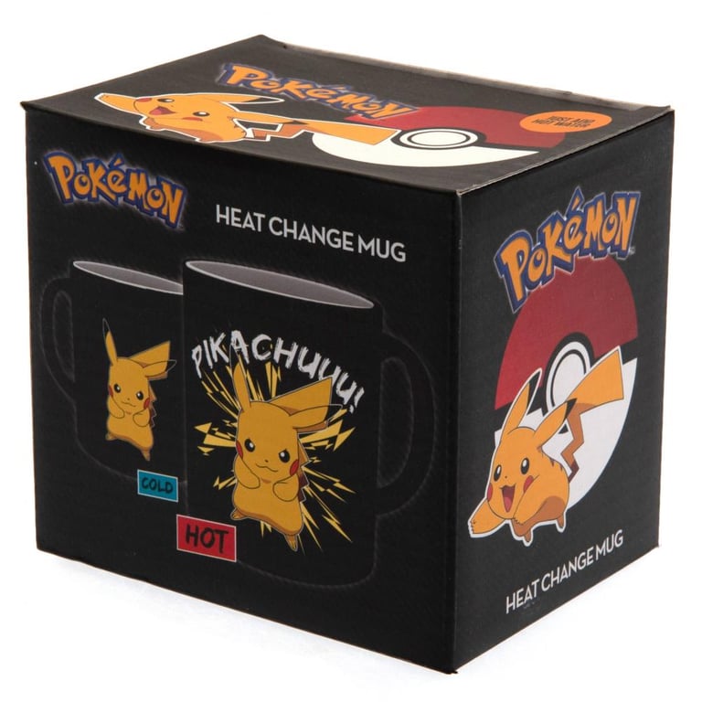 Pokmon Heat Changing Ceramic Mug - Pikachu Design Changes with Temperature