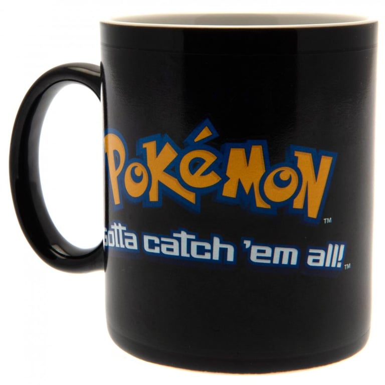 Pokmon Heat Changing Ceramic Mug - Pikachu Design Changes with Temperature