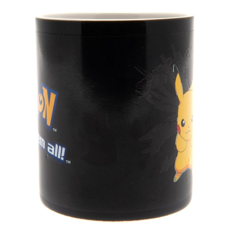 Pokmon Heat Changing Ceramic Mug - Pikachu Design Changes with Temperature