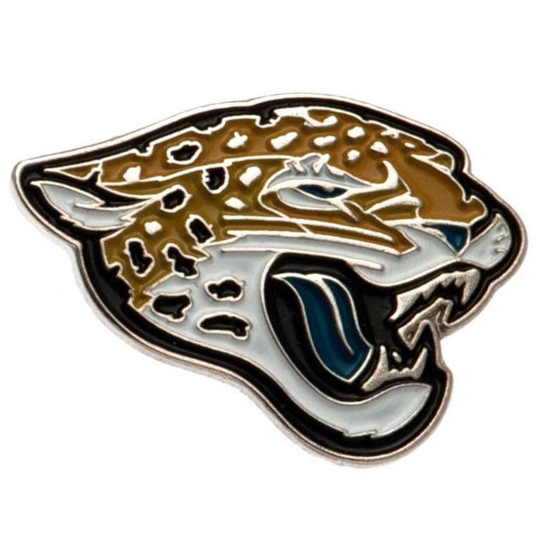 Metal Jacksonville Jaguars Crest Pin Badge - Full Colour Enamel Finish with Butterfly Clasp Fixing