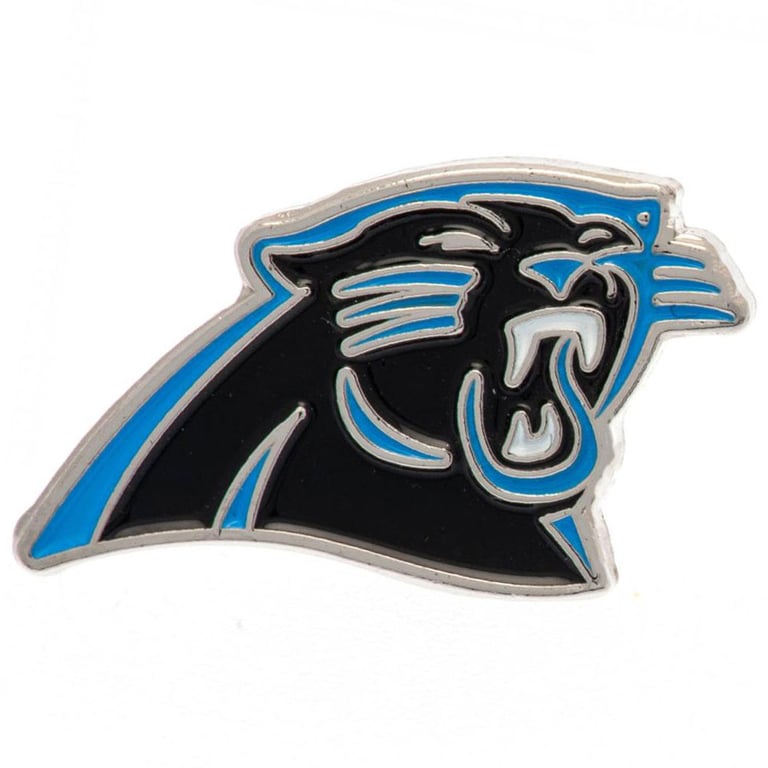 Carolina Panthers Enamel Finish Crest Pin Badge - NFL Team Accessory