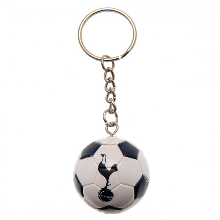 Tottenham Hotspur FC Football Keyring - Bright Colourful Team Keychain Gift