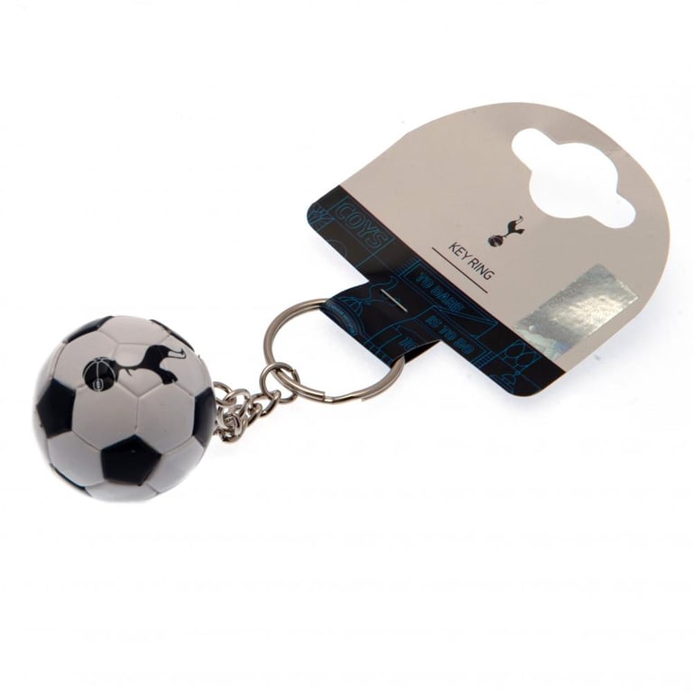 Tottenham Hotspur FC Football Keyring - Bright Colourful Team Keychain Gift