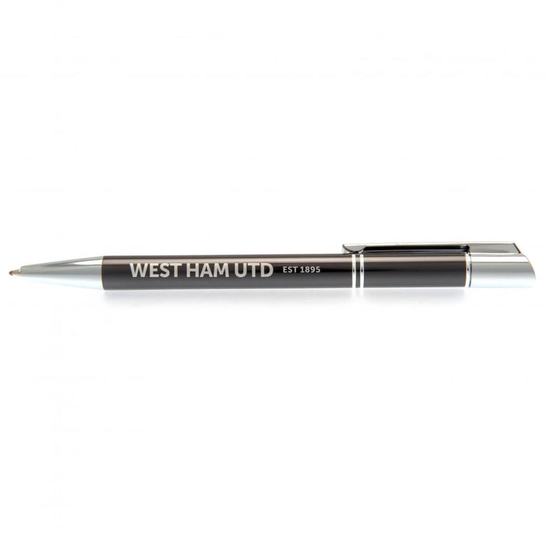 West Ham United FC Executive Metal Ballpoint Pen with Blue Ink