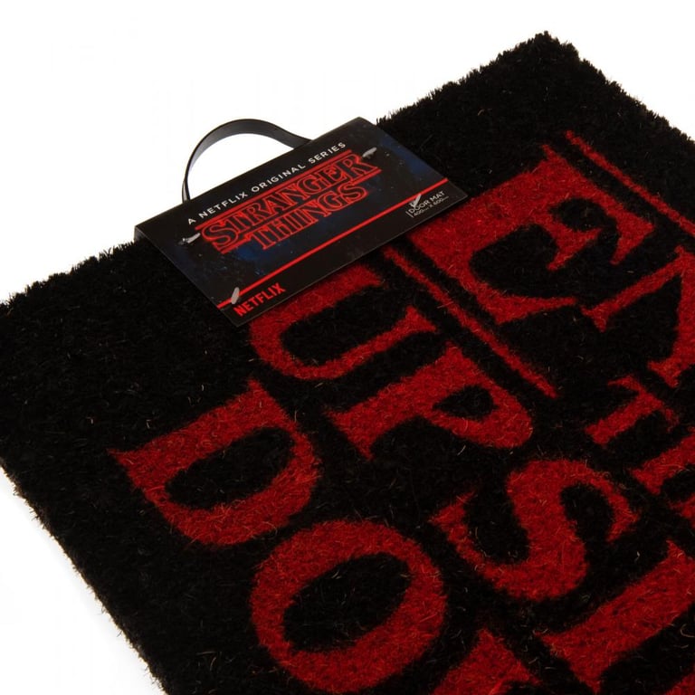 Stranger Things Upside Down Coir Doormat - Durable Indoor/Outdoor PVC Base