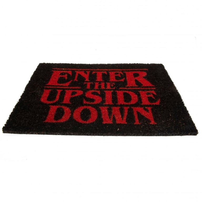 Stranger Things Upside Down Coir Doormat - Durable Indoor/Outdoor PVC Base