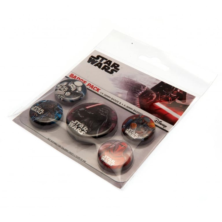 Star Wars Safety Pin Badge Set - Ideal School Bag and Clothing Accessories