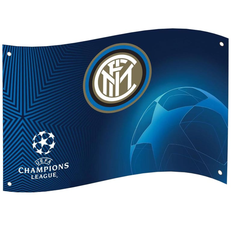 Large 100 Polyester FC Inter Milan UEFA Champions League Flag