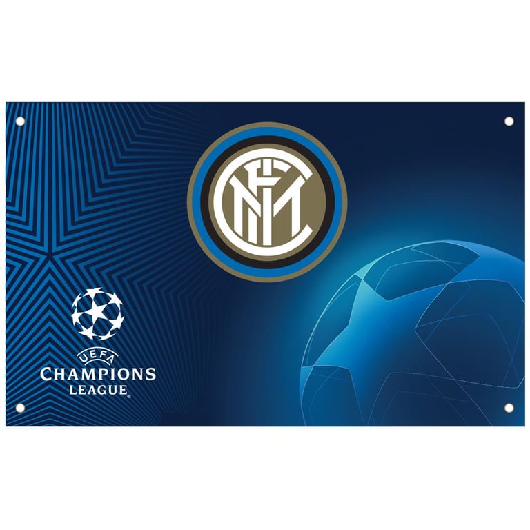 Large 100 Polyester FC Inter Milan UEFA Champions League Flag