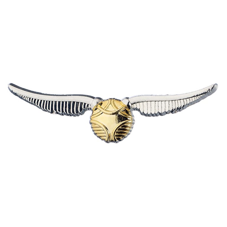 Golden Snitch Enamel Pin Badge - Iconic Quidditch Game Decider with Butterfly Clasp Fixing