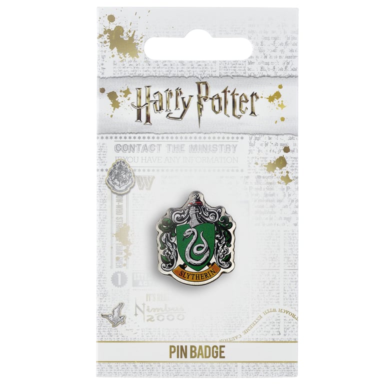 Harry Potter Slytherin Enamel House Crest Pin Badge