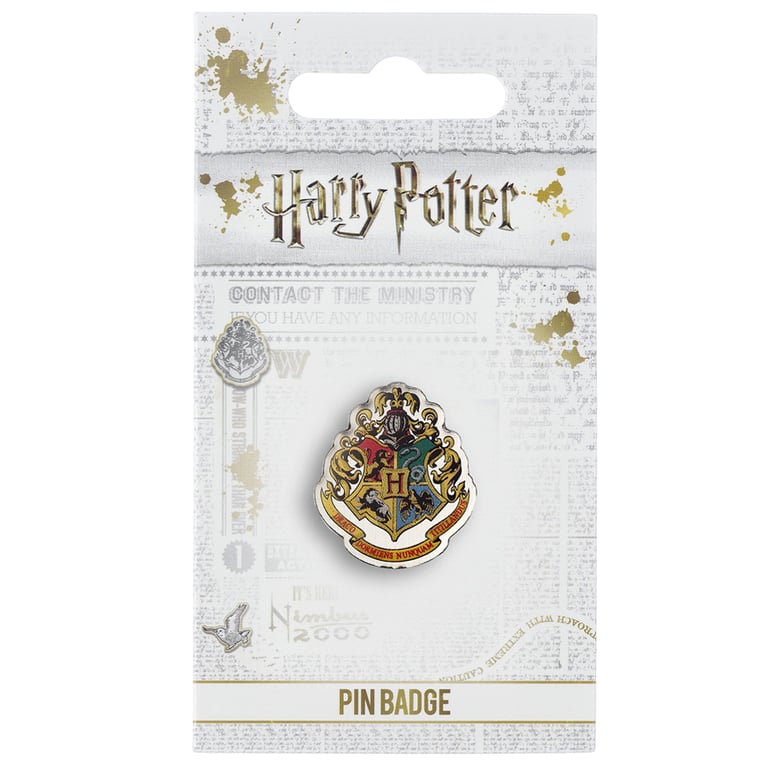 Harry Potter Hogwarts Crest Enamel Pin Badge