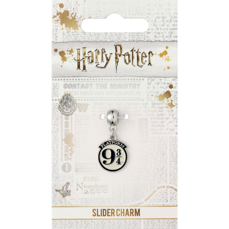 Harry Potter Silver Plated Platform 9 & 3 Quarters Charm