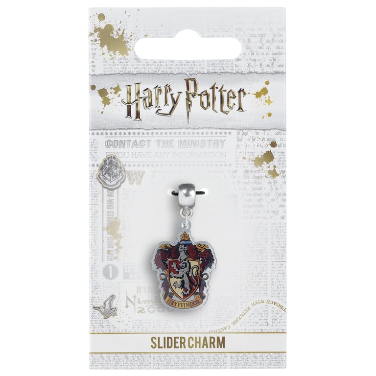 Harry Potter Silver Plated Gryffindor House Crest Charm
