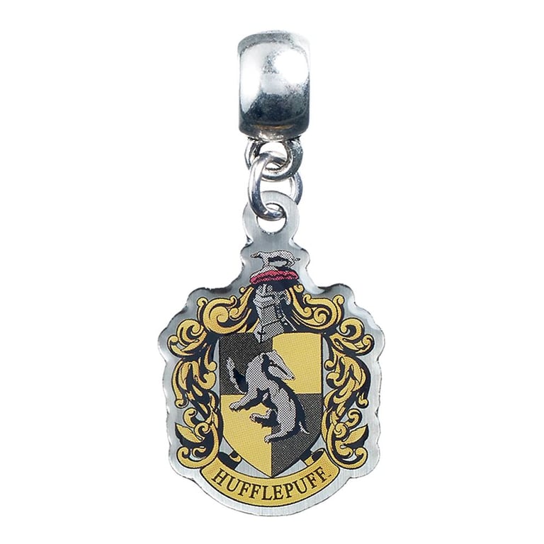 Harry Potter Hufflepuff House Silver Plated Slider Charm