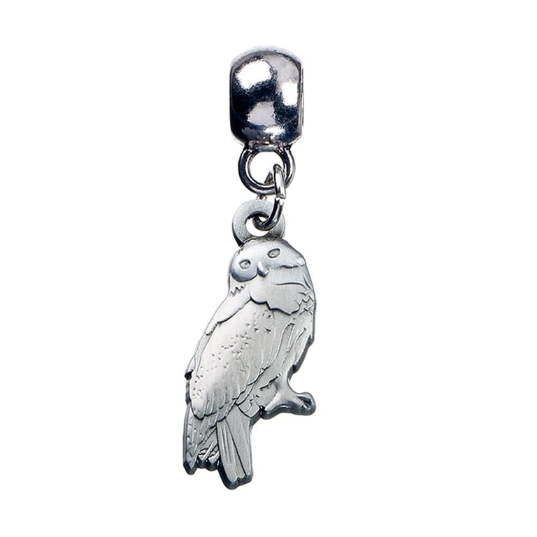 Harry Potter Silver Plated Hedwig Owl Charm - Universal Compatibility, Detailed Design