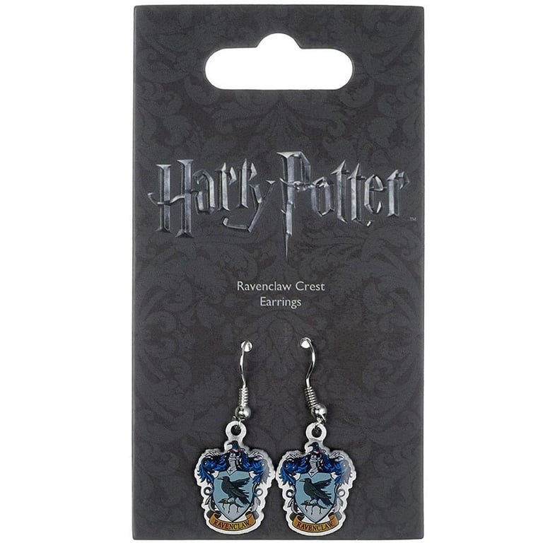 Harry Potter Silver Plated Ravenclaw House Crest Earrings