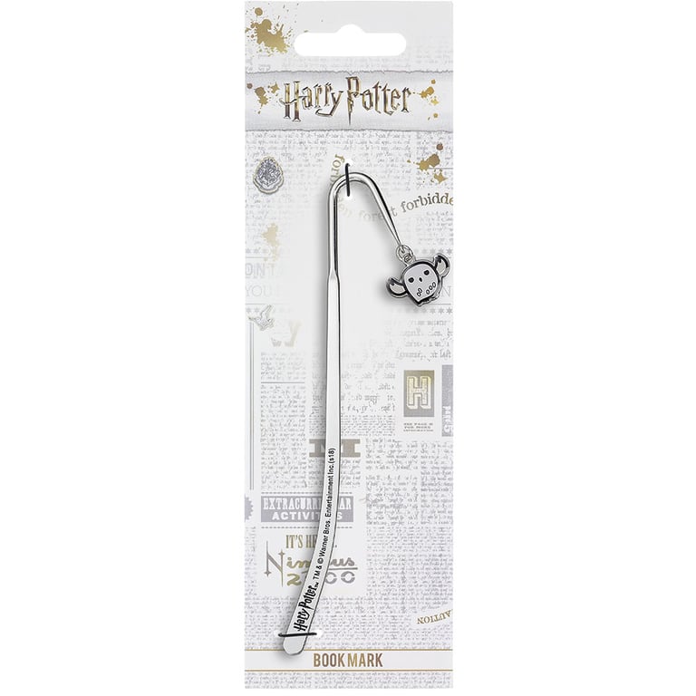 Harry Potter Chibi Hedwig Owl Silver Plated Bookmark Charm