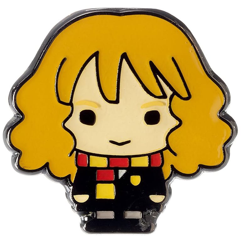 Chibi Hermione Enamel Pin Badge - Harry Potter Collectible Badge with Butterfly Clasp Fixing