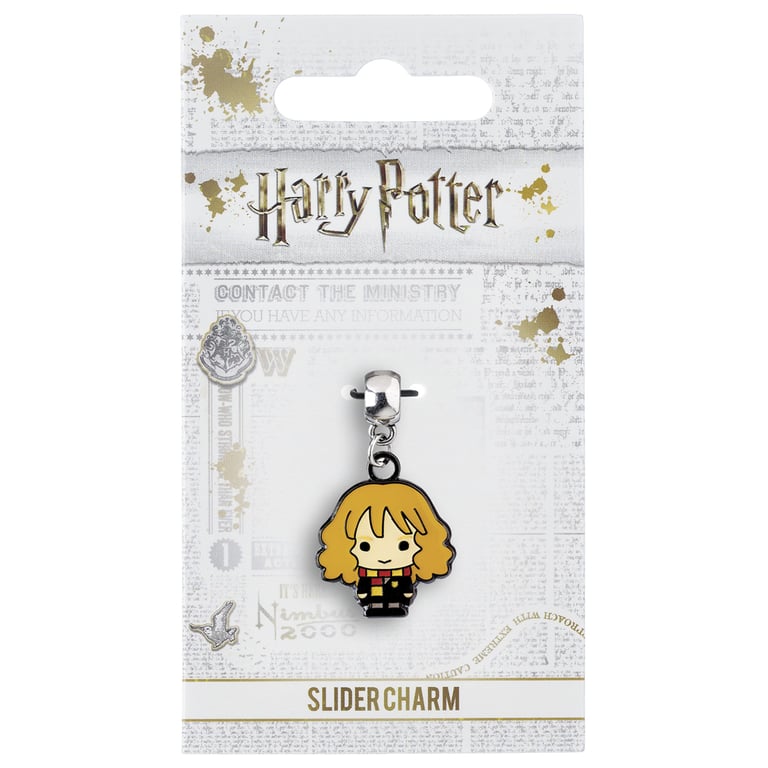Harry Potter Chibi Hermione Silver Plated Charm - Universal Fit