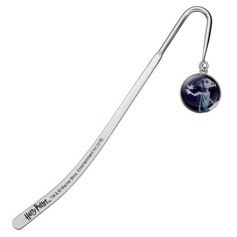 Harry Potter Dobby Silver Plated Bookmark with House Elf Charm