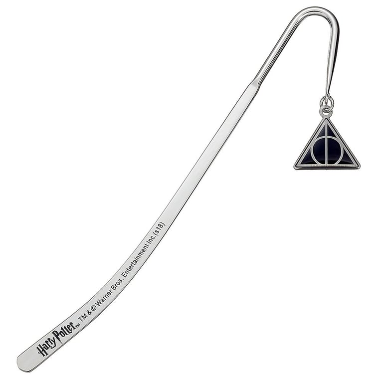 Harry Potter Silver Plated Bookmark - Deathly Hallows Charm Edition