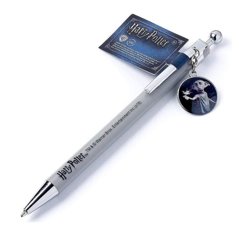 Harry Potter Dobby House Elf Charm Silver Tip Grey Ballpoint Pen