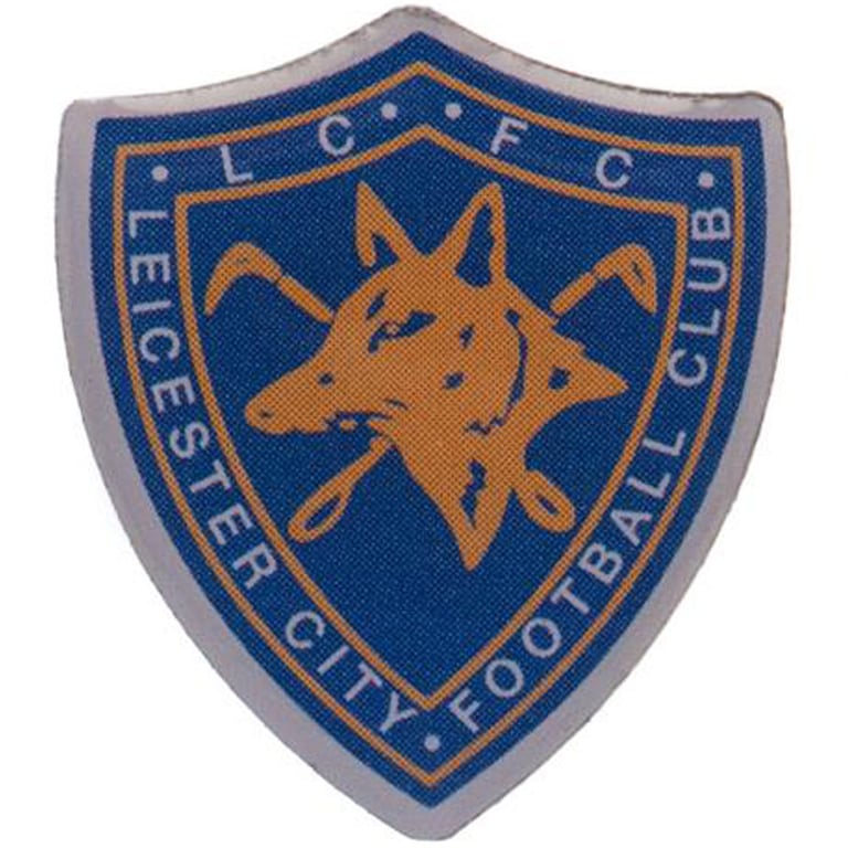 1979 Leicester City FC Metal Crest Badge - Retro Full Colour Enamel Pin
