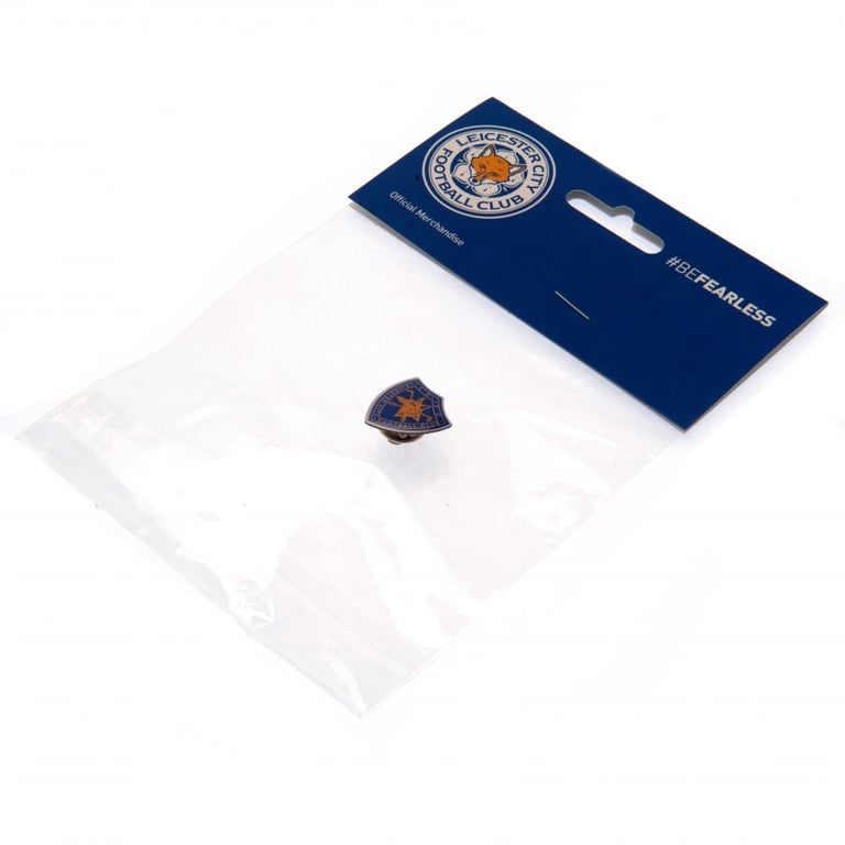 1979 Leicester City FC Metal Crest Badge - Retro Full Colour Enamel Pin