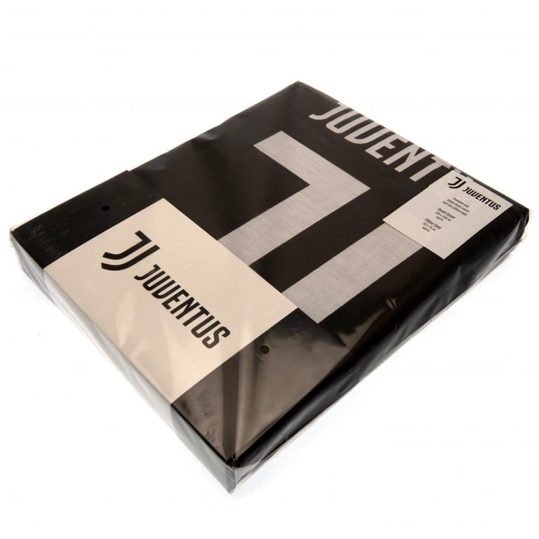Juventus FC Big Crest 1897 Cotton Polyester Duvet Set, Machine Washable