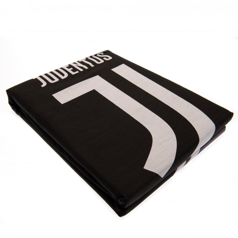Juventus FC Big Crest 1897 Cotton Polyester Duvet Set, Machine Washable