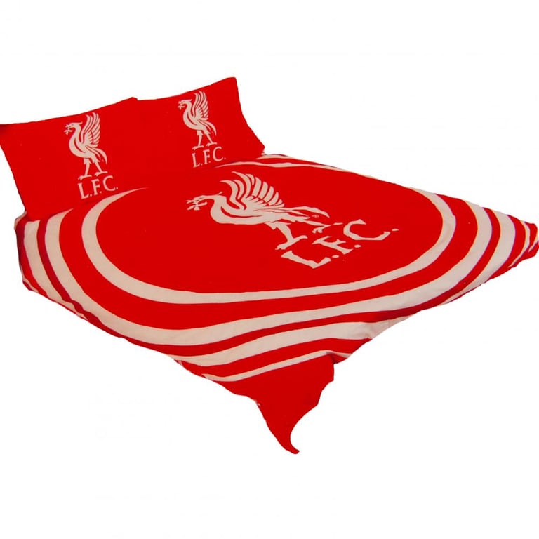 Liverpool FC Pulse Reversible Double Duvet Set - Large Club Crest Design