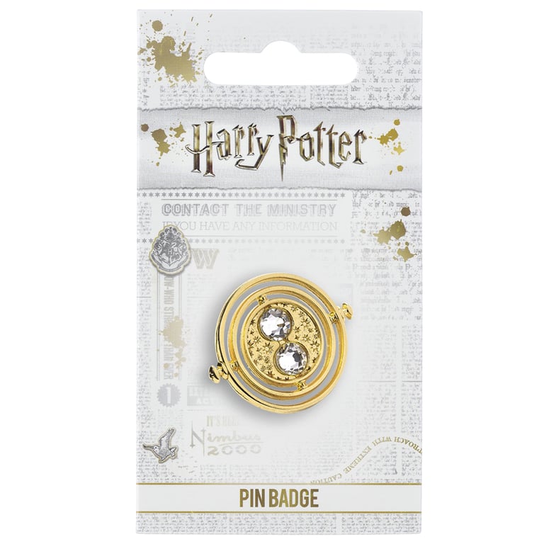 Harry Potter Time Turner Enamel Pin Badge - Hermione Granger Collectible Accessory