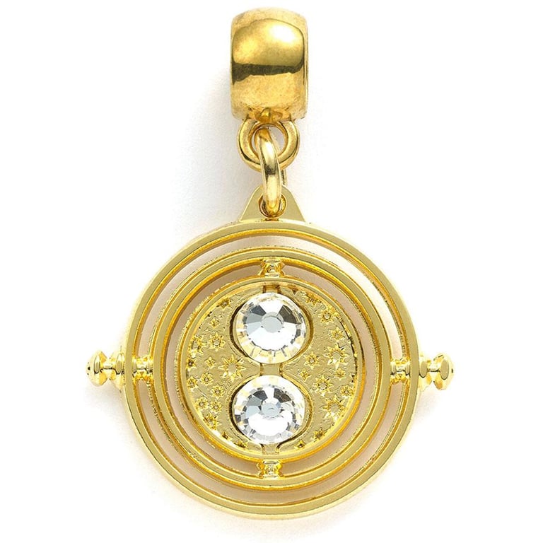 Harry Potter Gold Plated Time Turner Charm Pendant