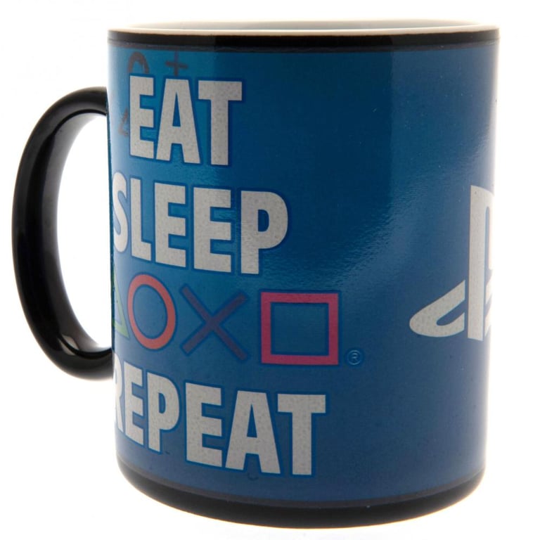 PlayStation Heat Changing Mug - Ceramic Coffee Mug with Heat Sensitive Design and PlayStation Logo
