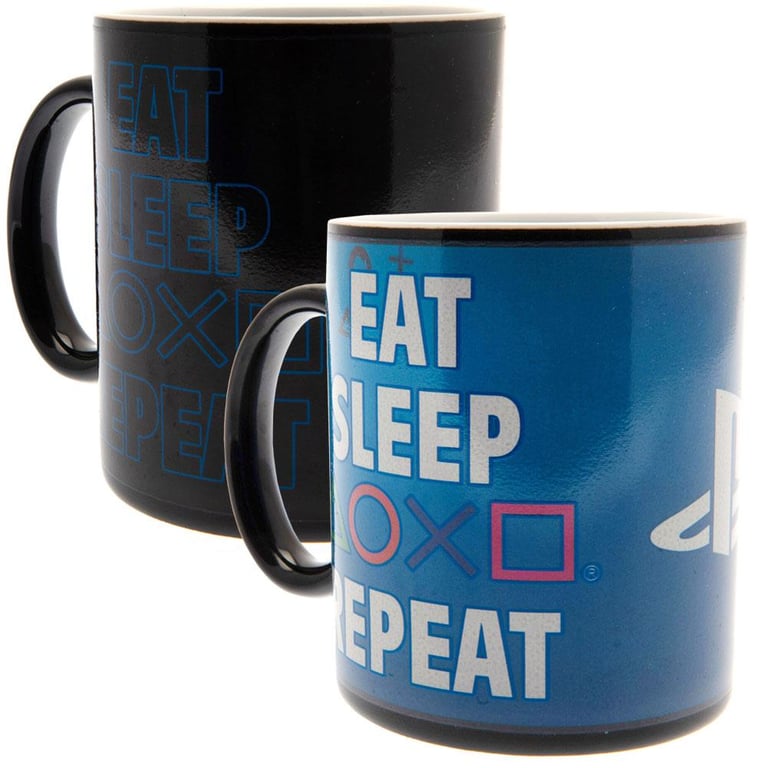 PlayStation Heat Changing Mug - Ceramic Coffee Mug with Heat Sensitive Design and PlayStation Logo