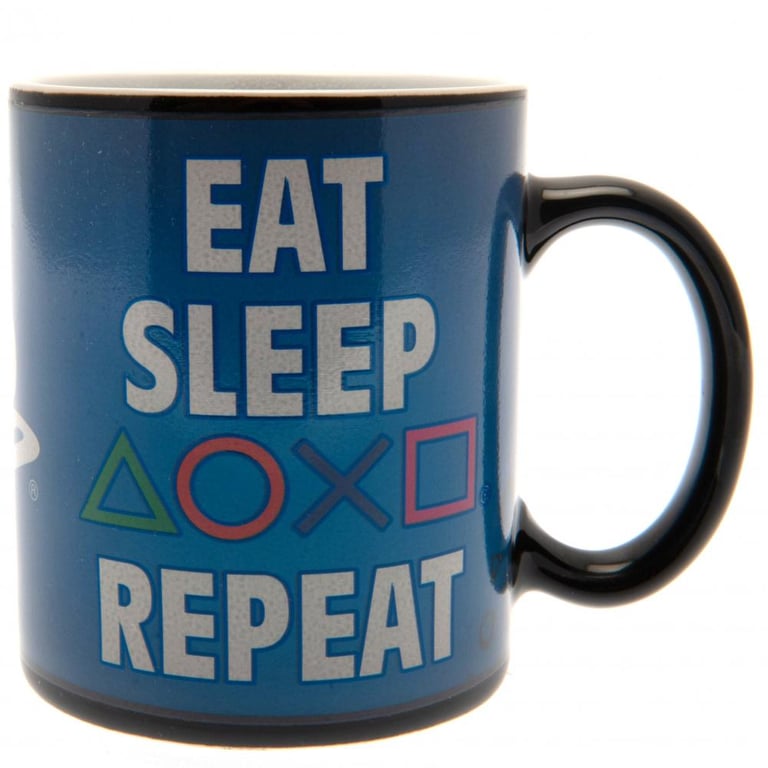 PlayStation Heat Changing Mug - Ceramic Coffee Mug with Heat Sensitive Design and PlayStation Logo