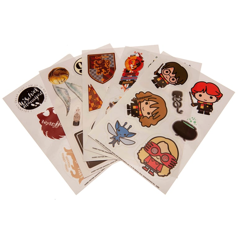Harry Potter Vinyl Tech Stickers - Set of 34 Self-Adhesive Designs for Tablets and Phones