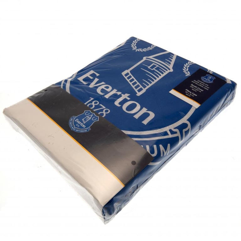 Everton FC Pulse Reversible Duvet Set with Club Crest Pillowcases
