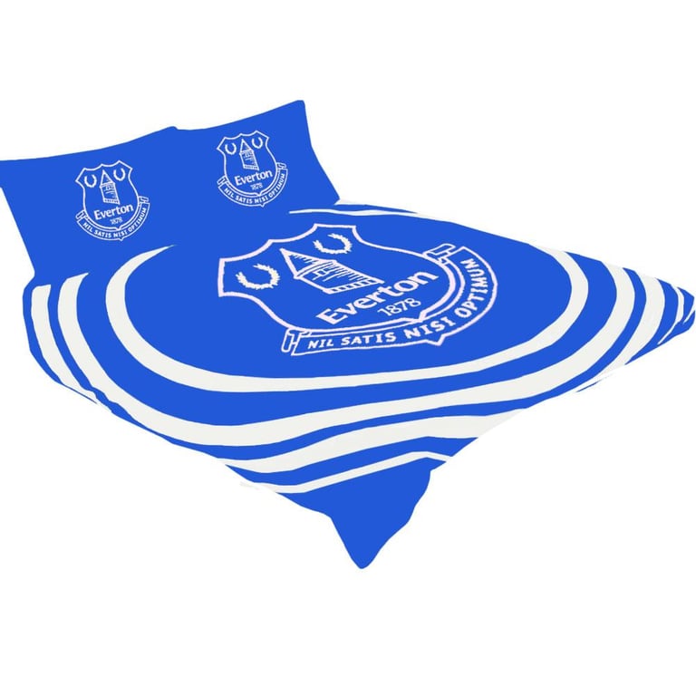 Everton FC Pulse Reversible Duvet Set with Club Crest Pillowcases