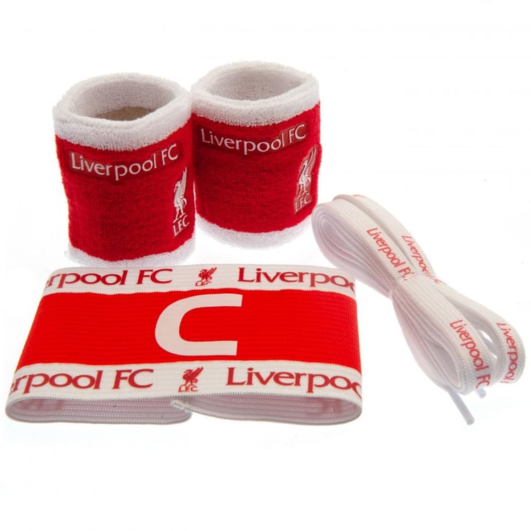 Liverpool FC Training Accessories Set - Team Colours & Crests