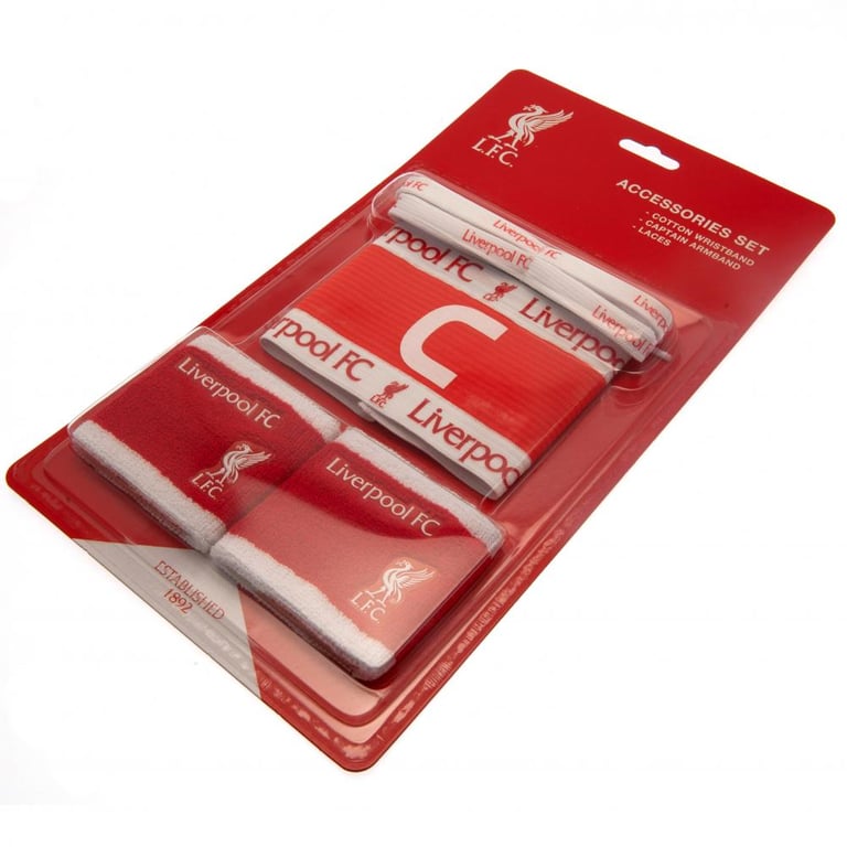 Liverpool FC Training Accessories Set - Team Colours & Crests