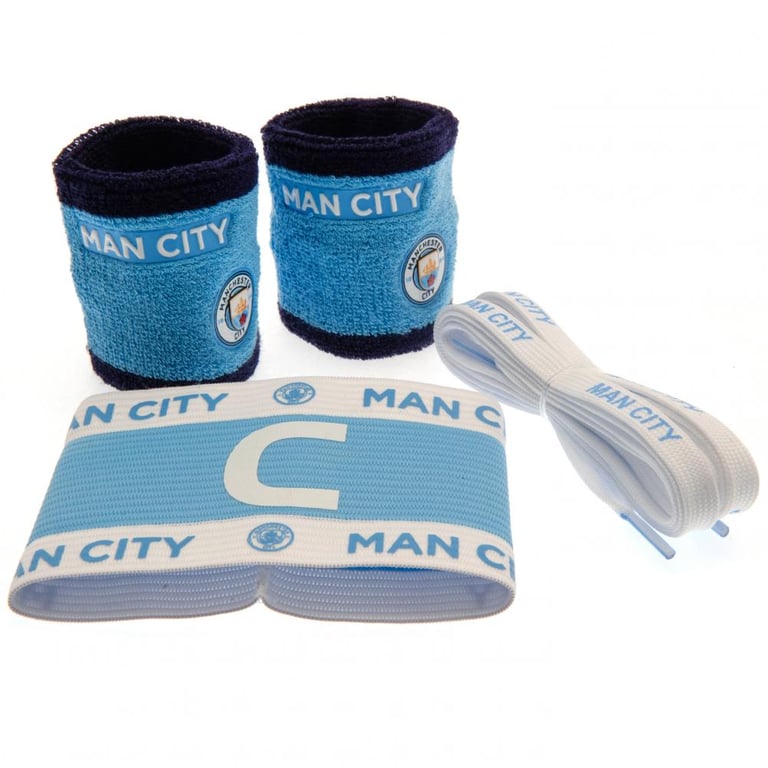 Manchester City FC Team Crest Training Accessories Set