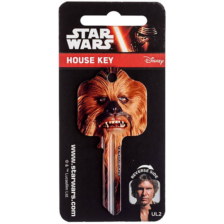 Star Wars Door Key Chewbacca - High Quality Detailed Design UL Profile Lock Key