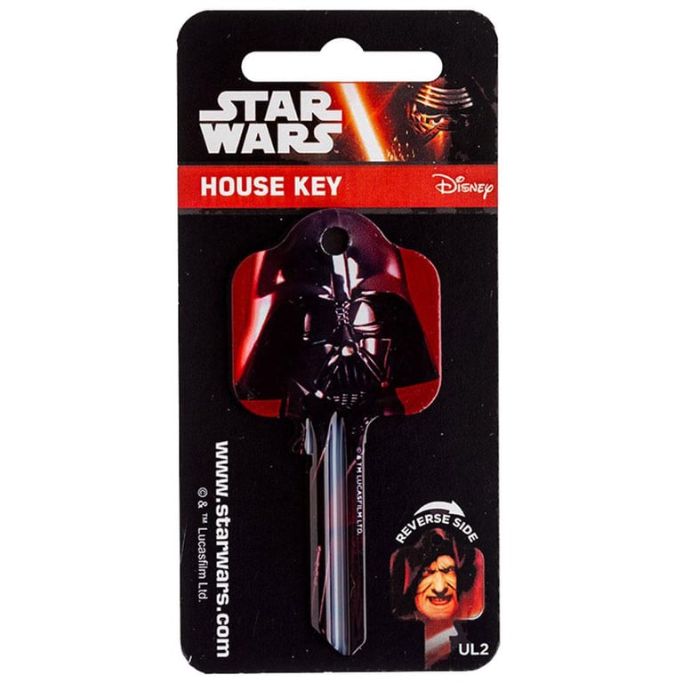 Star Wars Darth Vader UL Profile Lock Key - High Quality Detailed Design