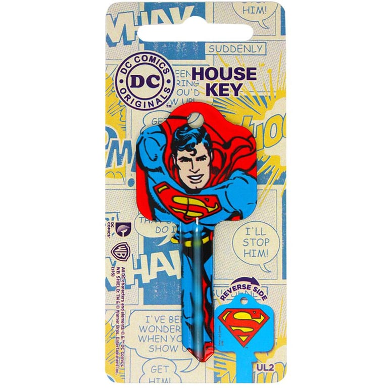 DC Comics Superman UL Rated Blank Door Key
