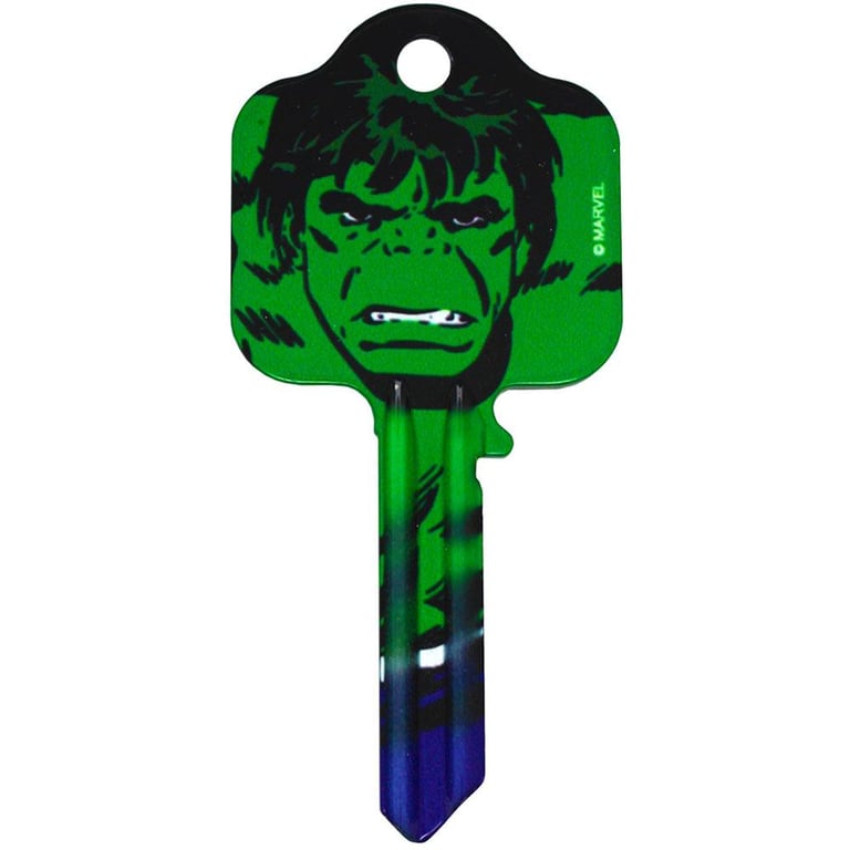 Marvel Comics Door Key Hulk - UL2 & UL054 Lock Compatibility, Detailed Hulk Design