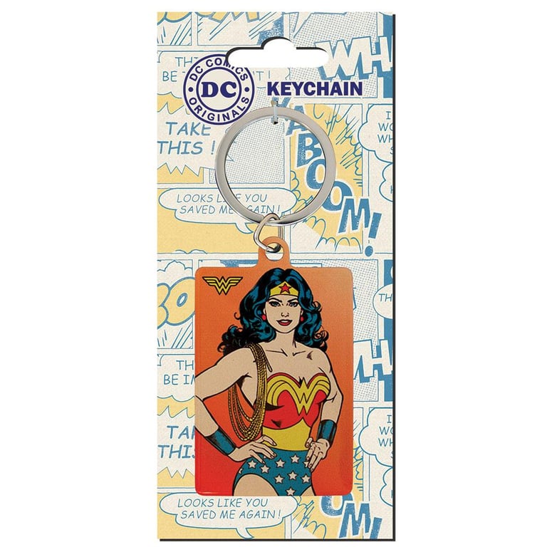 DC Comics Metal Keyring Wonder Woman Logo Keychain