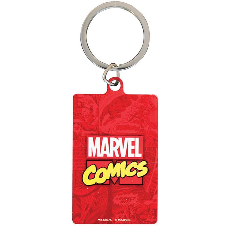 Marvel Comics Metal Keyring Hulk - Comic Style The Incredible Hulk Artwork with Marvel Logo