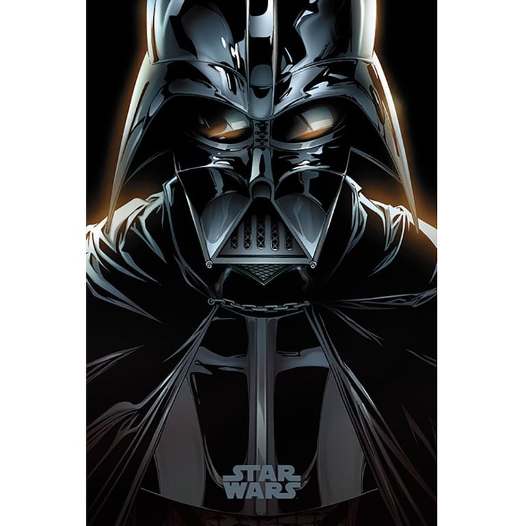Star Wars Darth Vader Comic Style Maxi Poster - High Resolution Art on 150gsm Gloss Paper